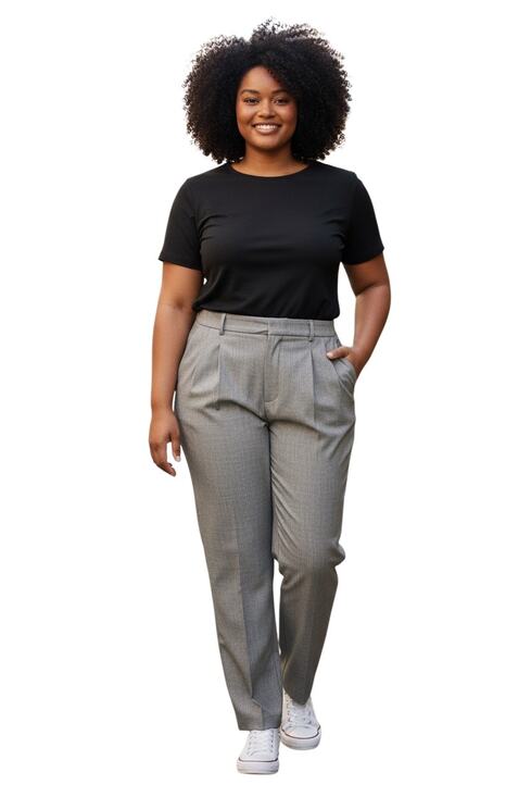 Lands' End Pants - Lands' End Gray Classic Wool Suit Pants Size 18 Tall